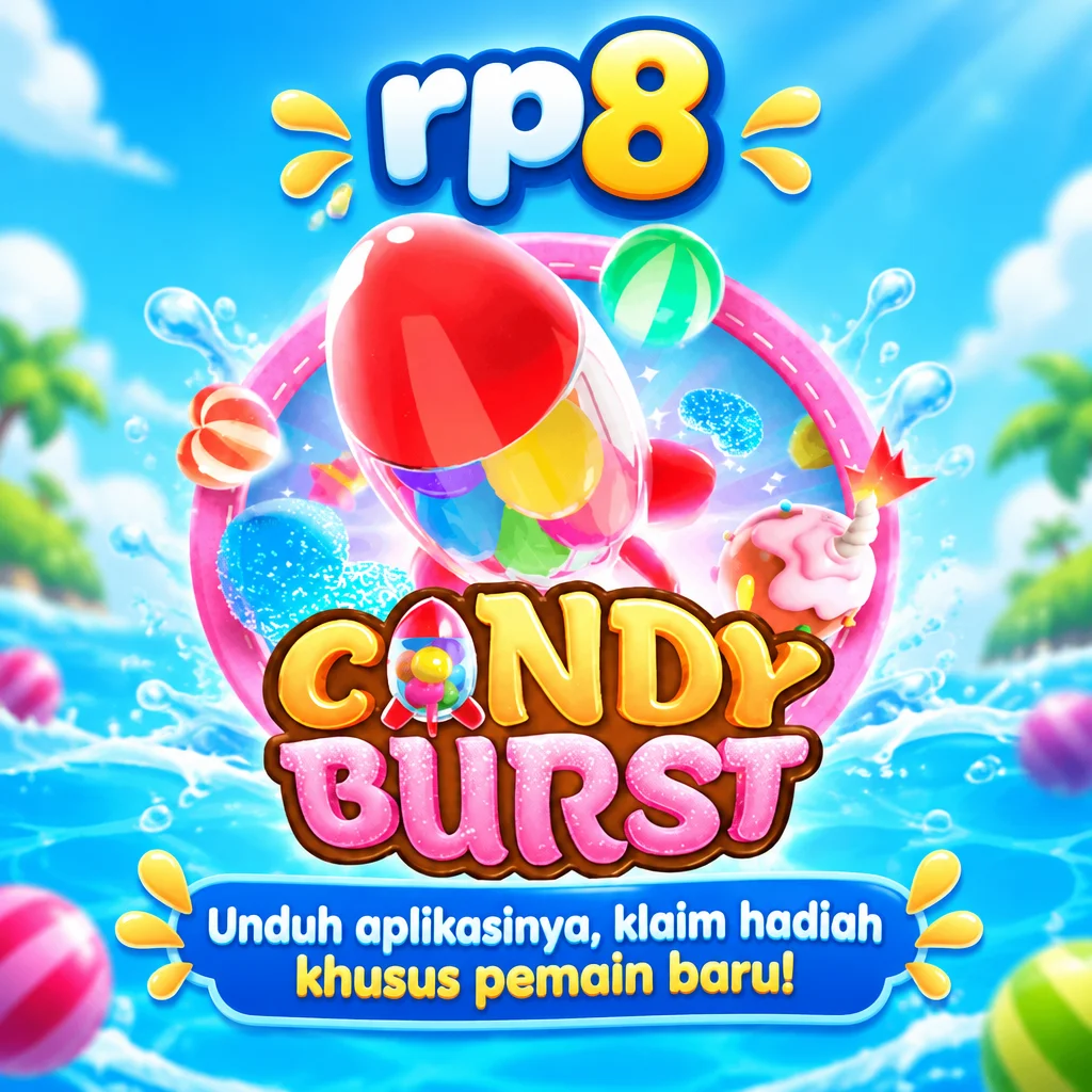 rp8 · Candy Burst · Tampilan permainan
